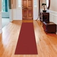 thumbnail image 6 of Collections Etc Extra-Wide and Extra-Long Skid-Resistant Floor Runner Rug for High-Traffic Flooring Areas, Including Entryways, Hallways, Foyers and Kitchens, Brown, 28"X120", 6 of 8