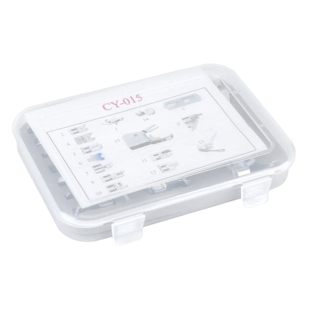 Kit De Prensatelas Para Máquina De Coser, Cómodo De Usar, Viene Con Juego De Prensatelas En Caja, Multifuncional Y Duradero Para Home