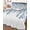 Blue, variant on Eucalyptus Blue King Size Down Alternative Comforter, Lightweight Comforter Quilt Bedding Set with Pillow Shams Farmhouse Leaves Summer Spring All Seasons Bed Comforter Duvet Insert 96"x106"