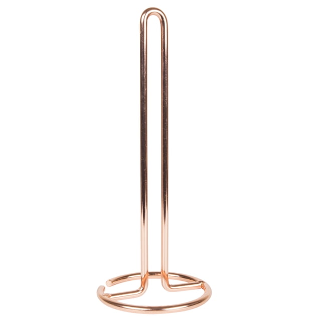 Creative Home Heavy Duty Copper Plated Upright Paper Towel Holder Kitchen Towel Dispenser