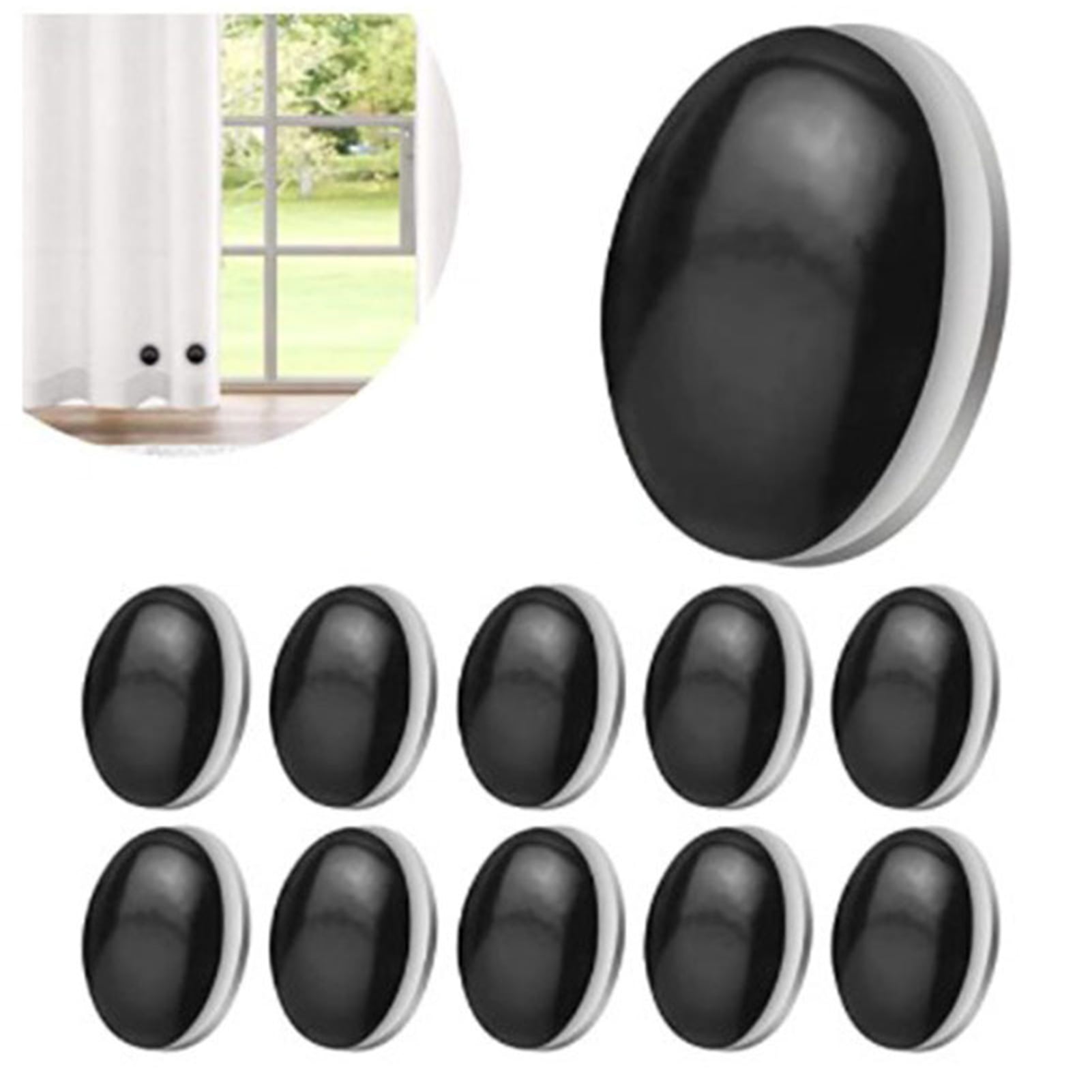 10Pcs Curtain Weights, Rustproof Compact Easy to Apply Strong Shower Curtain