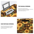 thumbnail image 3 of Kdxio Yellow Black Plaid Sunflower Pattern Luggage Cover for Travel,Elastic and Durable,Fits 18-32 Inch,Anti-Scratch Suitcase Protector-No luggage included, 3 of 5