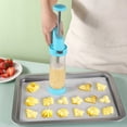 thumbnail image 4 of Cookie Maker 1-Piece Cookie Decorating Kit with 16 Template Discs and 6 Nozzles for Home Baking(Yellow) Rkxzt, 4 of 8