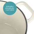 thumbnail image 4 of The Pioneer Woman Agatha Enameled Cast Iron 5-Quart Dutch Oven, Green Floral, 4 of 20