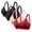 Multicolor MRM, variant on Woman Bra 4pc Women's Underwear Lace Full Coverage Gathered Bras Solid Color No Steel Ring Comfy Thin Loose Brassiere Ladies Everyday Wear Multicolor M
