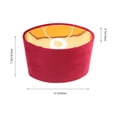 thumbnail image 3 of 1pc Stable Lampshade Oval Lamp Cover Practical Room Lampshade Desktop Decor, 3 of 8