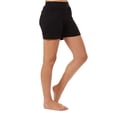 thumbnail image 2 of MeMoi Women's Rayon from Bamboo Shorts - Womens - Female, XS, Black, 2 of 6