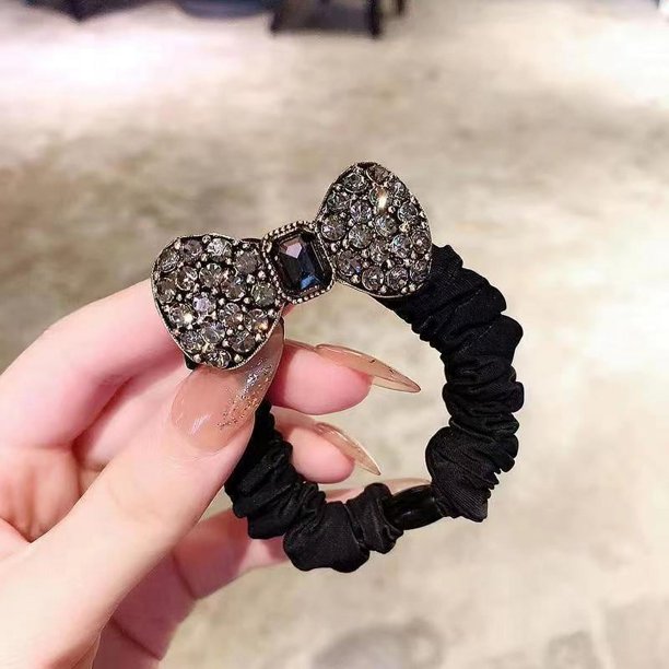 Anillo para el cabello con forma de camelia francesa Advanced Sense, anillo para el intestino delgado, tendón de goma, cuerda para el cabello para mujer, cuerda para el cabello con cola de