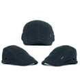 thumbnail image 3 of Men Breathable Hat Adjustable Newsboy Beret Ivy Cap Cabbie Flat Cap, 3 of 7