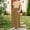 Coffee, variant on YHAJDS Sleeveless Cami Dresses for Girls Solid Color Short Sleeve Ruched Fabric Straight Cut Casual Dress