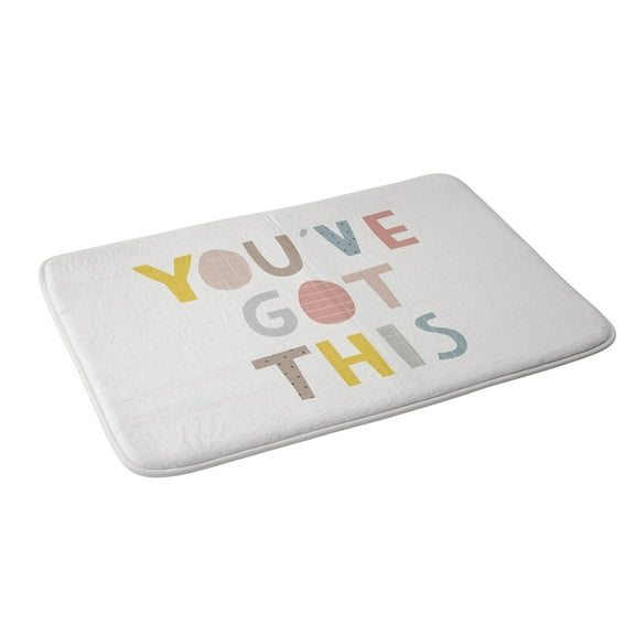 Society6 Alice Rebecca Potter Youve Got This Bath Mat 34" x 21"