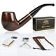 thumbnail image 1 of Pipa de tabaco Peralng Pipa para fumar de ébano con 10 elementos de filtro + raspador + bolsas de pipa de alto grado Vhermosa FLD-659, 1 of 8
