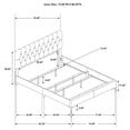 thumbnail image 7 of Kendall Upholstered California King Panel Bed White, 7 of 7