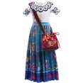 thumbnail image 1 of Mirabel-disfraces de Encanto para niños, vestidos de princesa de fantasía, ropa de fiesta de cumpleaños, Carnaval, ropa para niños, vestido de Isabela Fivean unisex, 1 of 2