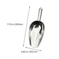 thumbnail image 2 of MLINS  2 Pcs Pet Food Shovel Dog Cup Scoop Stainless Steel Feeding Tool Long-lasting, 2 of 8