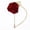 Red, variant on Burgundy Rose Wedding Corsage - Versatile Ribbon Brooch for Wedding Prom Formal Events