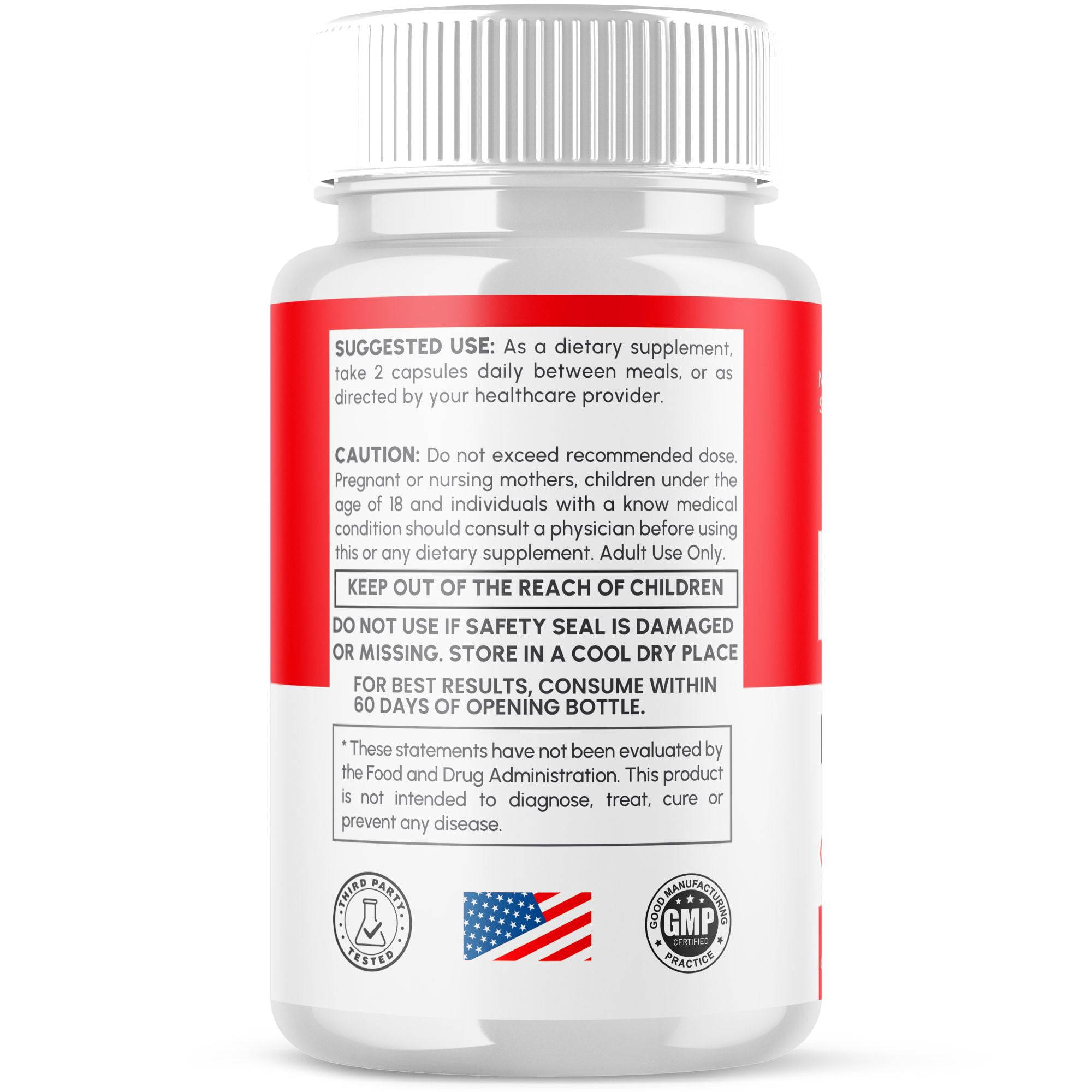 BioSteady Blood Balance Support Pills Advanced Formula Vitamin Supplement Bio Steady 120 Capsules