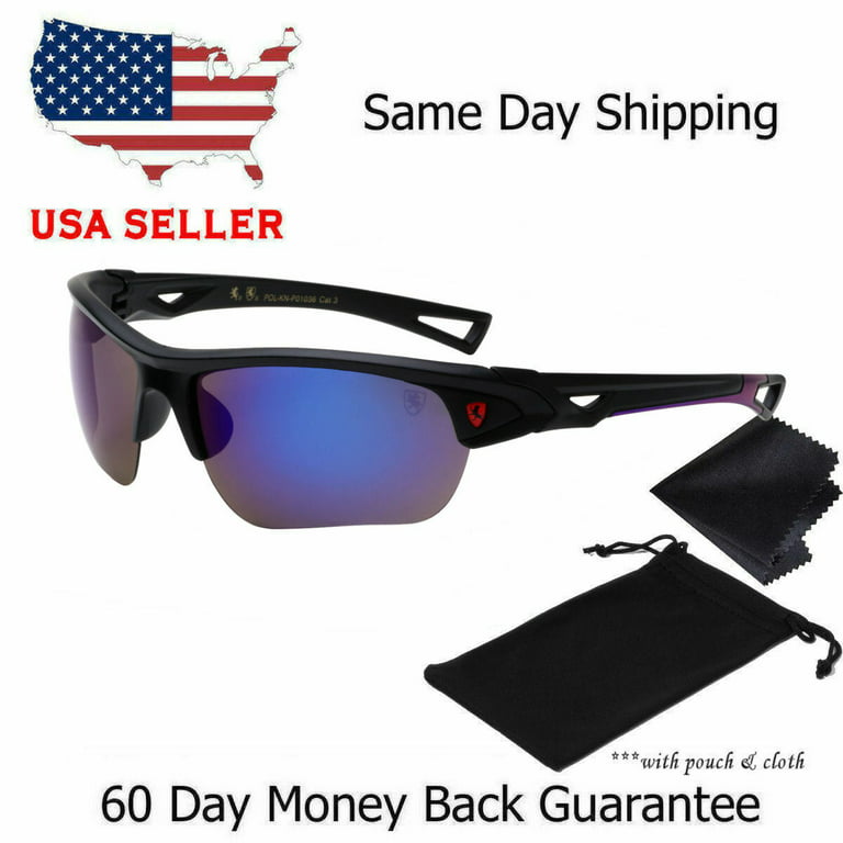 Polarized Sunglasses Mens Sport Running Fishing Golfing Driving Glasses  Same Day