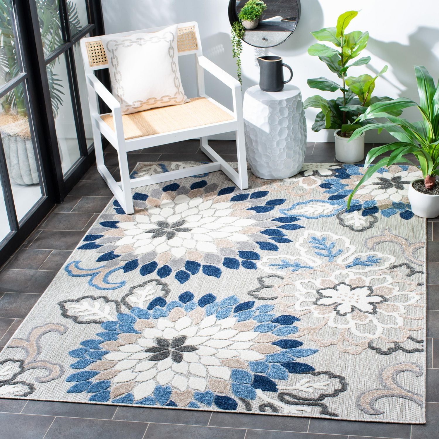 Safavieh Cabana Sophie Floral Outdoor Area Rug