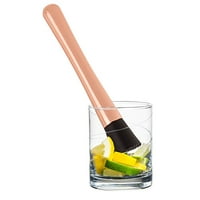 Cocktail Drink Muddler Copper Plated Grooved Nylon Head Create Delicious Refreshing Cocktails by Decodyne by Decodyne