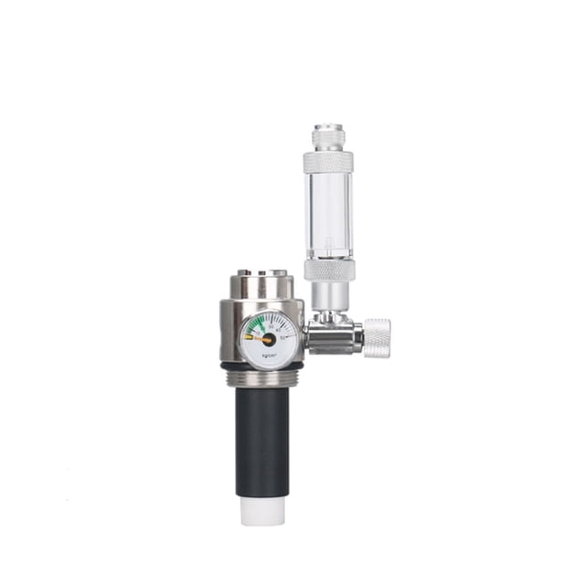 Triple Filter Element Sinlge/Double Gauge Pressure Regulating Stainless Steel Valve with Bubble Counter CO2 Generator Accessory ,Easy Installation