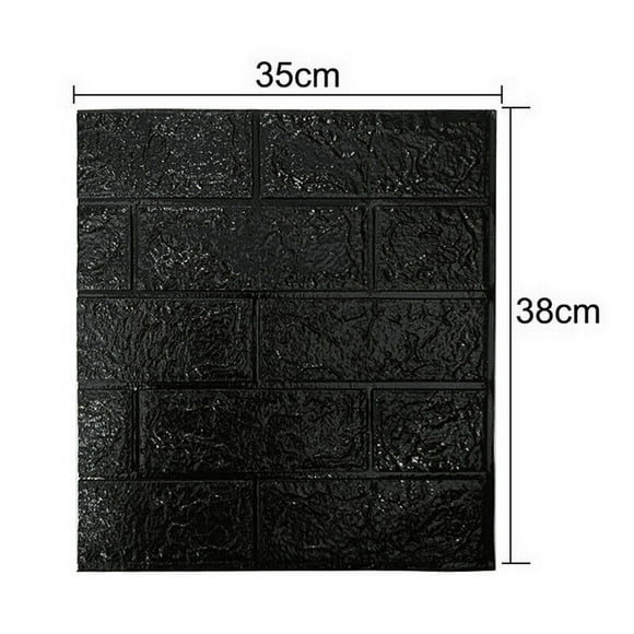 60x 3D wallpapers stone look wall panels self-adhesive wall stickers brick; 60 pieces 5D wallpapers stone look wall panels self-adhesive wall stickers brick.