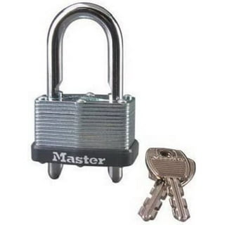 Master Lock Metal 25 mm (1 in) TSA Approved Keyed Lock, 14 mm (9/16 in)  shackle, 2 pack