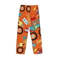thumbnail image 3 of Vsdgher Monster Truck Print Mens Pajama Pants Sleep & Lounge Pants, PJ Bottoms With elastic waistb and Pockets, 3 of 5