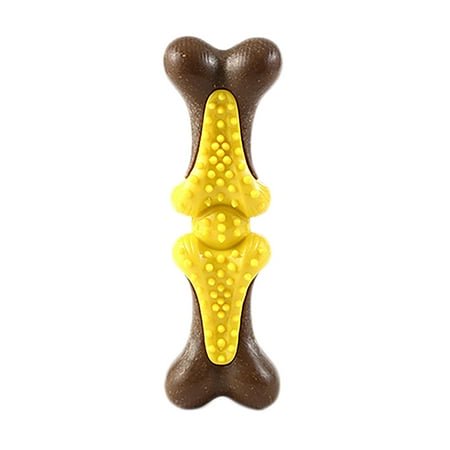 Pet Dog Chewing Toys Rubber Bone Dog Toys Chewing Toys For Small And Medium Sized Dogs Interactive Health Assistance Supporting Chewing Behavior Dog Tooth Brushes for Puppies Tough Chew for Dogs for