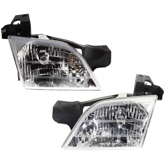 For Chevy Venture 1997-2005/Oldsmobile Silhoutte 1997-2004/Pontiac Trans Sport 1997-1998/Montana 1999-2005 Headlight Assembly Pair Driver and Passenger Side DOT Certified GM2502175 | GM2503175