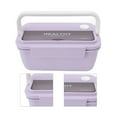 thumbnail image 1 of 1400ml Plastic Lunch Box With Divider, Portable Japanese Bento Box Food Snack Salad Storage Container For Adults And Children, 1 of 8