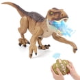 thumbnail image 1 of VERTOY Juguetes de dinosaurios con control remoto para niños de 3-5 4-7 8-12 años - Ideas realistas de regalos de T-Rex grandes para niños RC Walking Dino con sensor táctil de luz rugiente, 1 of 9