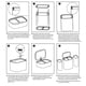 thumbnail image 3 of Cesta Para La Colada Con Tapa, Cesta Para La Colada Con Diseño De Doble Compartimento, Cesta Grande Y Alta Para Ropa Con Asas Y Bolsa Desmontable, Cesta Para Ropa Para Baño,, 3 of 7