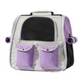 thumbnail image 4 of Mochila transportadora para gatos, transportadora portátil para perros y gatos para uso al aire libre, viajes de acampada Violeta Yinane Transportín para gatos, 4 of 8