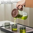 thumbnail image 3 of Clear Tea Pots Set,Glass Teapot Hand Crafted Borosilicate Glass Tea Maker Magnetic Water Separation Design Teapot Tea Brewer for Tea Lovers, 3 of 7
