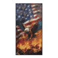 thumbnail image 2 of XYZCANDO Eagle Pattern Durable Car Seat Cover Towel, Comfortable Non-Slip Breathable Towel Cover for SUVs Trucks Van, 2 of 11