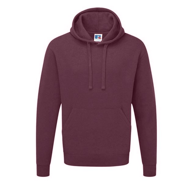 Russell - Sudadera lisa con capucha Modelo Colour hombre/caballero - Deporte/Gimnasio/Running (Vino)