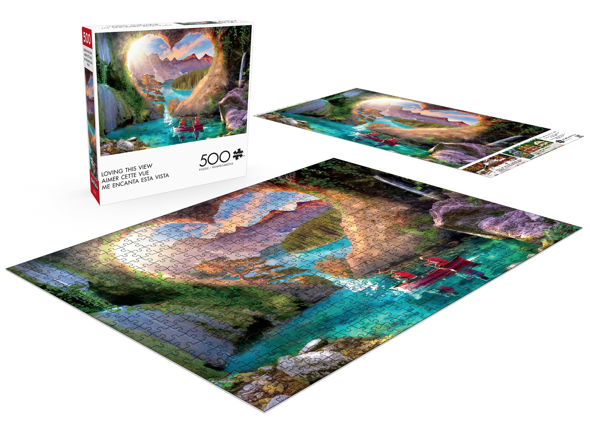 Buffalo Games Loving this View 500-Piece Interlocking Jigsaw Puzzle for Adults Ages 14+