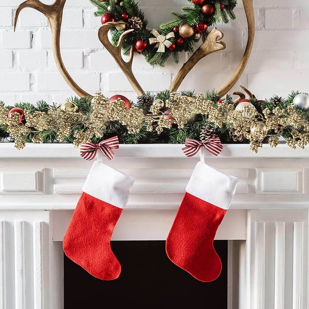 Guirlande Escalier Noël Lumineuse LED Avec Pommes De Pin, Baies Rouges Et Boules - Décoration Intérieur Extérieur