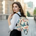 thumbnail image 6 of FORMRS Mini Backpack Purse for Women Travel Daypack Casual Shoulder Bag, Green Butterflies, 6 of 7