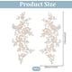 thumbnail image 2 of 2 pares de apliques de encaje con bordado de flores de PeachPuff, parches florales de poliéster para costura, manualidades, decoración, apliques, parches de reparación, 2 of 9