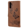 thumbnail image 4 of Dteck for Samsung Galaxy A13 5G Wallet Case (Not for 4G), PU Leather Embossed Butterfly Pattern Case Purse Kickstand Flip Cover Card Holders Hand Strap for Samsung Galaxy A13 5G, Brown, 4 of 4