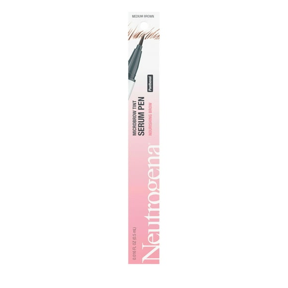 Lápiz para cejas con color Neutrogena Microbrow Tint Serum, marrón medio