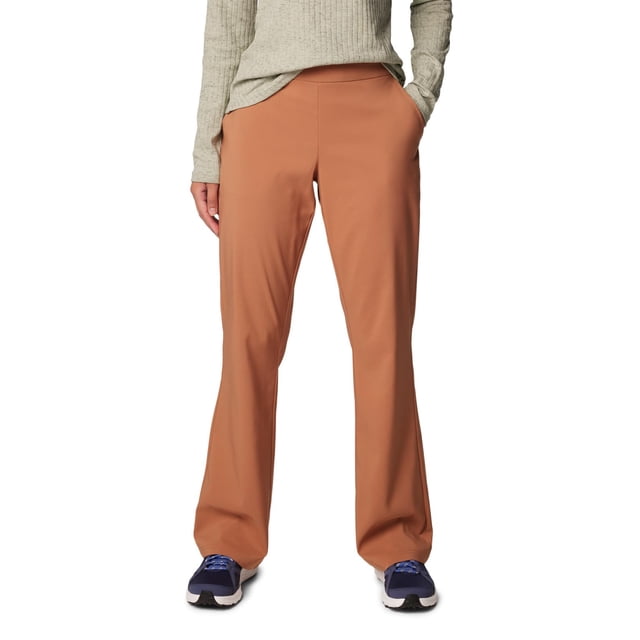 Pantalón Columbia Anytime Bootcut II para mujer, color marrón camel