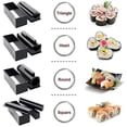 thumbnail image 4 of Sushi Maker Kit 10 Pieces Complete Sushi Making Kit Diy Sushi Set For Beginners Easy Sushi Maker Easy And Fun Also As A Gift, 4 of 5