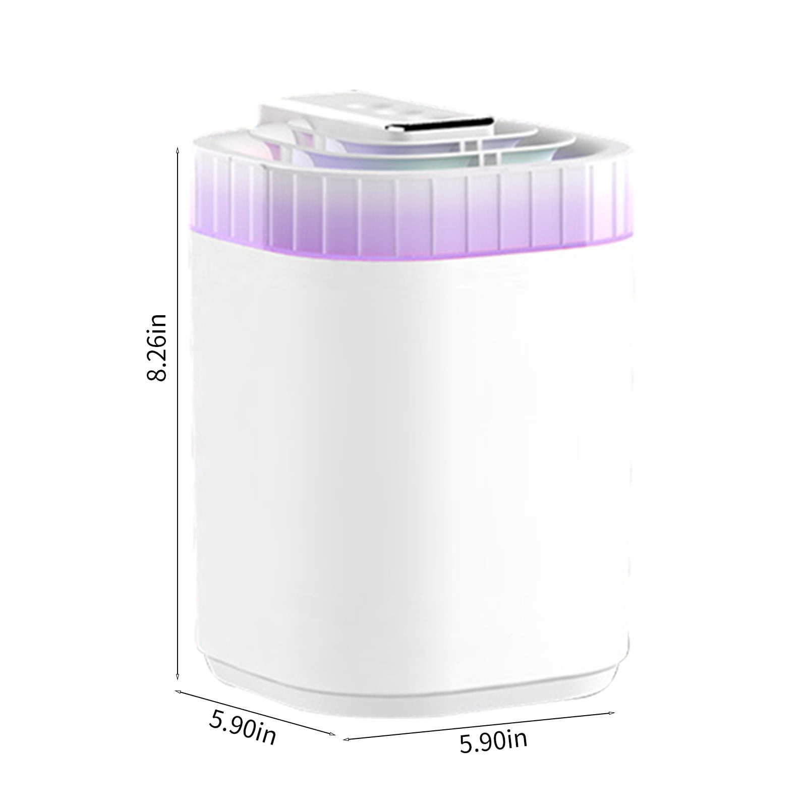 QTOCIO Home Appliances, Colorful Cool Large Capacity Humidifier, USB Desktop Humidifier, 3 Spray Modes, Auto Shut-Off For Car, Bedroom, Office, Home, Super Quiet