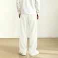 thumbnail image 6 of LEKWK Boys Corduroy Sweatpants Teen Baggy Drawstring Wide Leg Trousers with Pockets Elastic Waist Lounge Track Pants Fall Winter Workout Fashion Clothing 5-15Y, 6 of 9