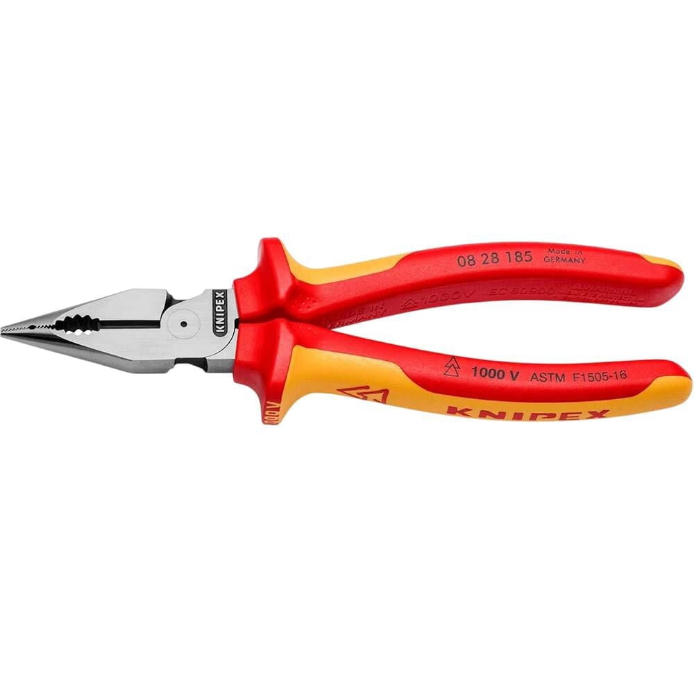 Knipex 160mm Combination Pliers With Insulated Handles – Chrome Finish, Multi-Grip Design - View #2
