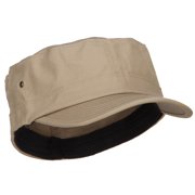 Big Size Fitted Trendy Army Style Cap - Khaki XL-2XL