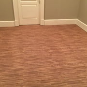 Greatmats Wood Grain Interlocking Wood Look Reversible Foam Tiles 1/2 Inch x 2x2 Ft. Light Wood/Tan 15 Pack